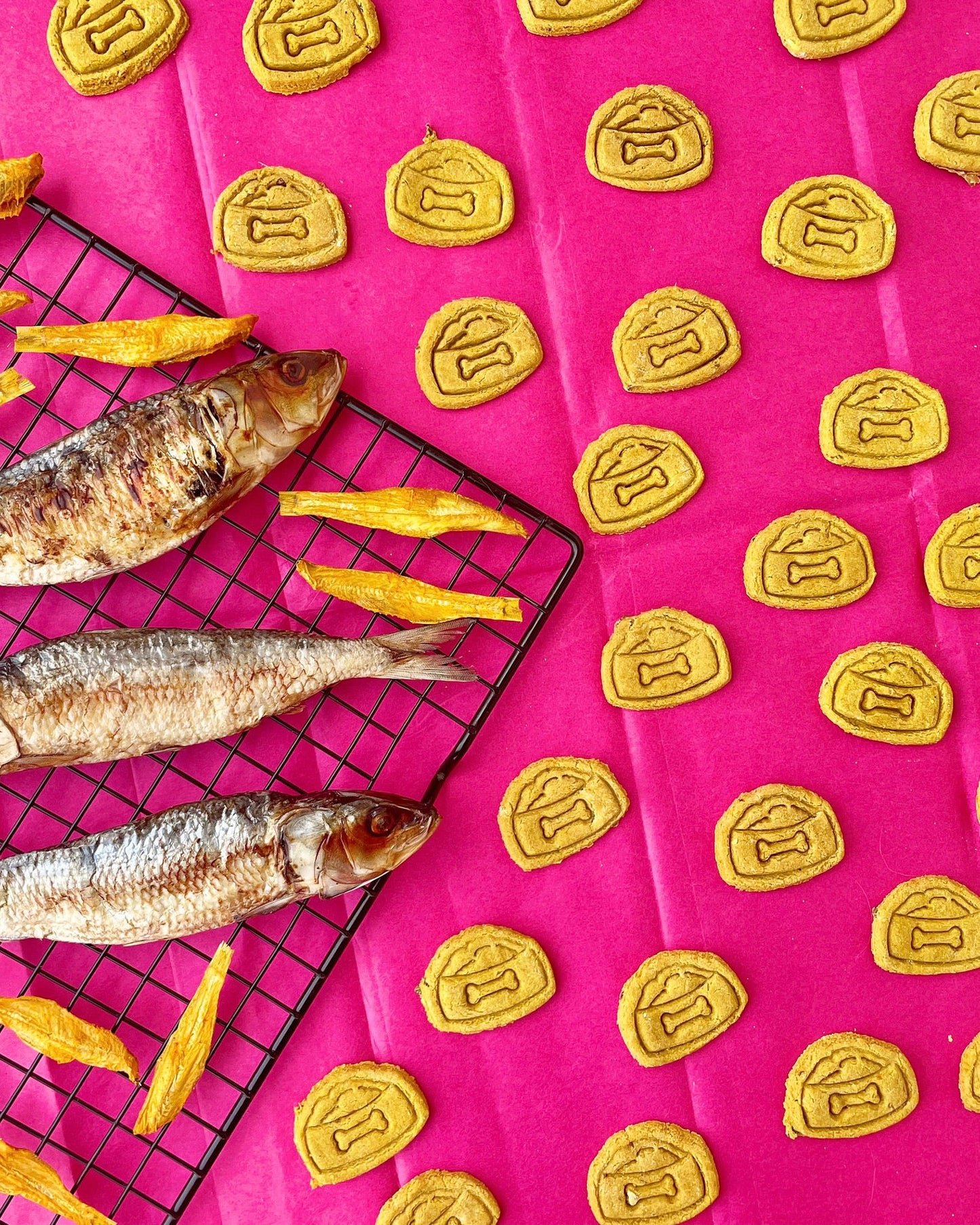 Turmeric Fish Cookies